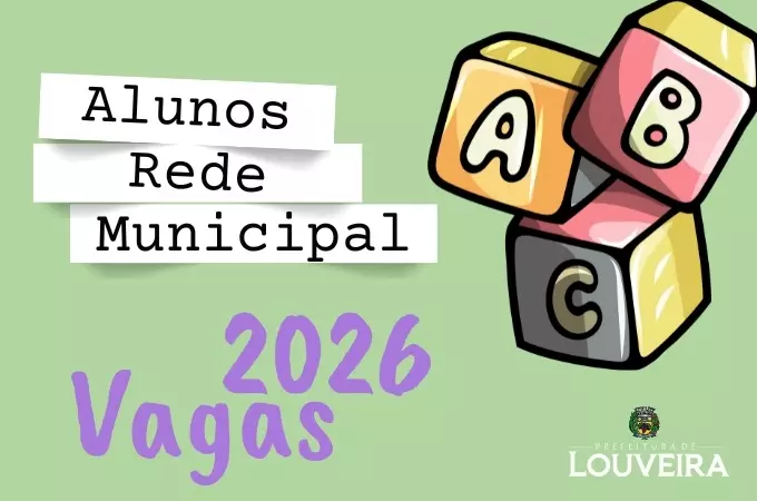 Rematrículas e matrículas da Rede Municipal terão início na próxima quinta-feira, 30